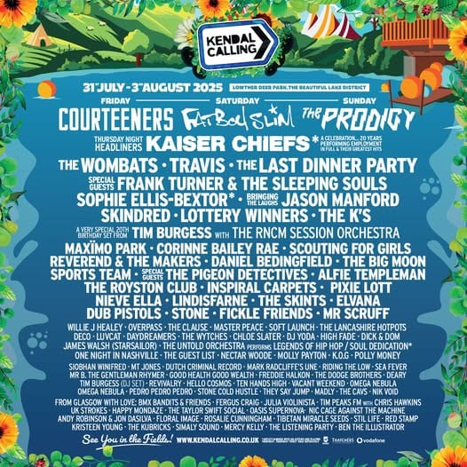 Kendal Calling 2025 poster